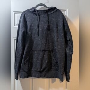 Rebel Canyon Men's Dark Gray/Black Hoodie, Size Medium